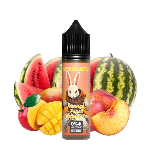 Mango Peach Watermelon 0mg 50ml - White Rabbit