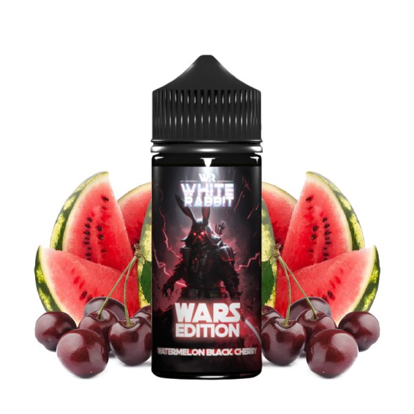 Watermelon Black Cherry 0mg 100ml - Wars Edition by White Rabbit