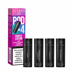 Prefilled Cartridge 2ml Purple Edition 20mg (4pcs) - Elfbar