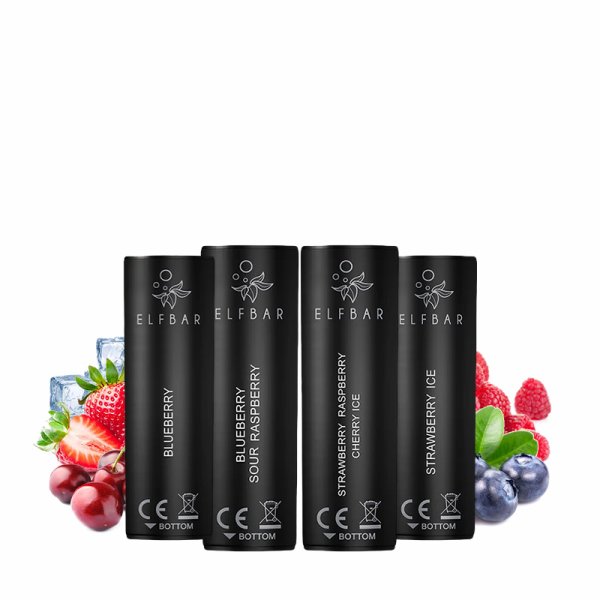 Prefilled Cartridge 2ml Berry Edition 20mg (4pcs) - Elfbar