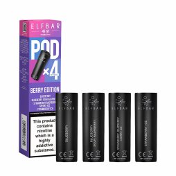 Prefilled Cartridge 2ml Berry Edition 20mg (4pcs) - Elfbar