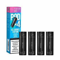 Prefilled Cartridge 2ml Ice Drinks Edition 20mg (4pcs) - Elfbar