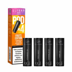 Cartouche Pré-Remplie 2ml Fruit Edition 20mg (4pcs) - Elfbar