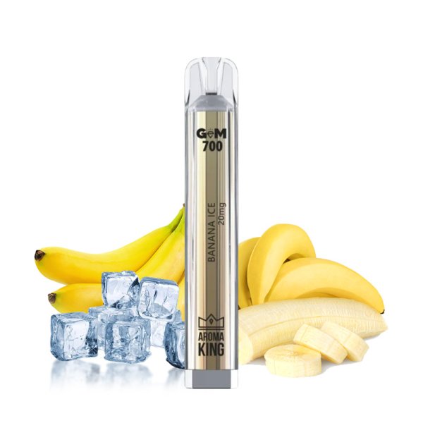 Puff Gem 700 Banana Ice 20mg - Aroma King