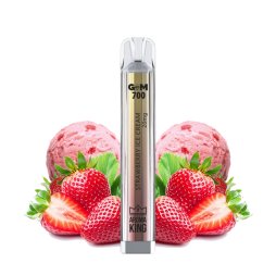 Puff Gem 700 Strawberry Ice Cream 20mg - Aroma King