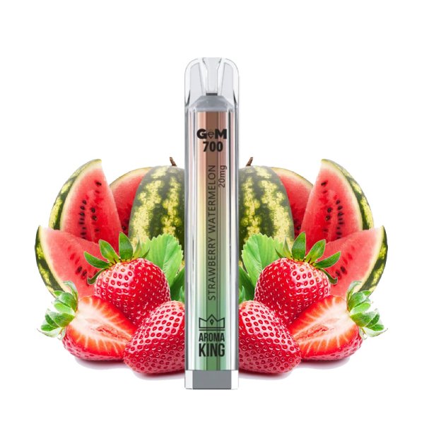 Puff Gem 700 Strawberry Watermelon 20mg - Aroma King