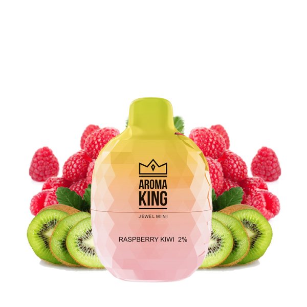 Puff Jewel Mini 600 Raspberry Kiwi 0mg - Aroma King