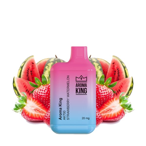 Puff Mini 700 Watermelon Strawberry 20mg - Aroma King