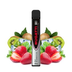 Puff Bugatti 600 Kiwi Strawberry Ice 20mg - Aroma King