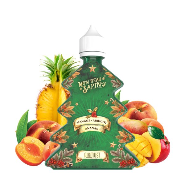 Mangue Abricot Ananas 0mg 100ml - Mon Beau Sapin by Airmust