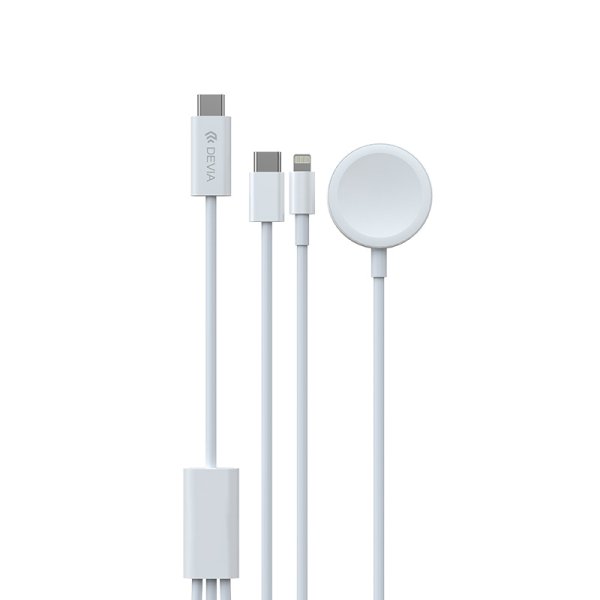 Câble 3 en 1 de Charge sans Fil pour Apple Watch - Smart Series by DEVIA