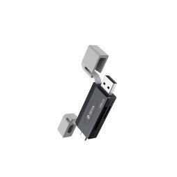 Clé USB 2 en 1 Type C 2.0 à Lecteur Carte SD TF (480Mbps) - Smart Series by DEVIA