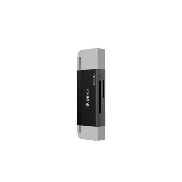 Clé USB 2 en 1 Type C 3.0 à Lecteur Carte SD TF (5Gbps) - Smart Series by DEVIA