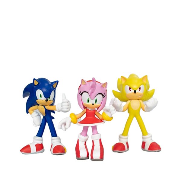 Lot de Figurine Sonic (3pcs)