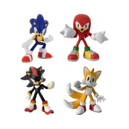 Lot de Figurine Sonic (4pcs)