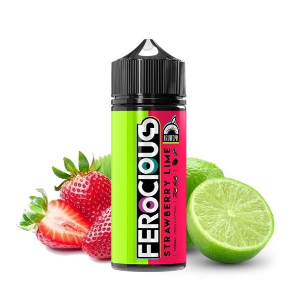 Strawberry Lime 0mg 100ml - ⁠Fruitopia by Ferocious Flavours