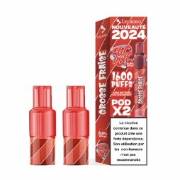 Cartridge Prefilled Grosse Fraise (2pcs) - Wpuff 2.0 by Liquideo