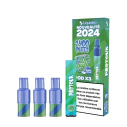 Starter Kit 2400 Puff Pastouk (3pods) - Wpuff 2.0 by Liquideo