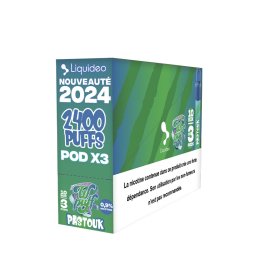 Starter Kit 2400 Puff Pastouk  (3pods) - Wpuff 2.0 by Liquideo