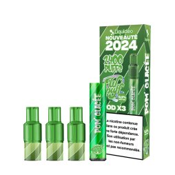 Starter Kit 2400 Puff Pom Glacée (3pods) - Wpuff 2.0 by Liquideo