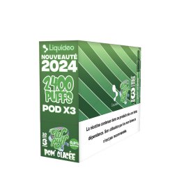 Starter Kit 2400 Puff Pom Glacée (3pods) - Wpuff 2.0 by Liquideo