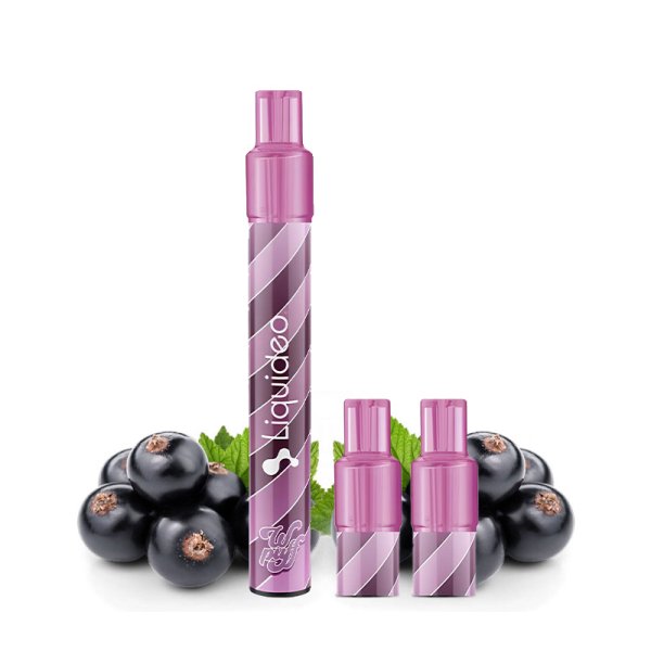 Starter Kit 2400 Puff Top Cassis (3pods) - Wpuff 2.0 by Liquideo