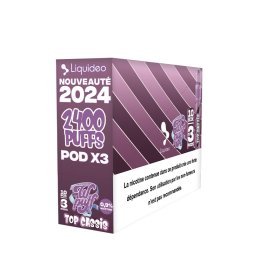 Starter Kit 2400 Puff Top Cassis (3pods) - Wpuff 2.0 by Liquideo