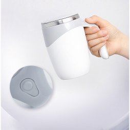 Automatic stirring thermos cup