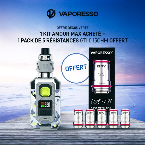 1+1 Offre Découverte Kit Armour Max - Vaporesso