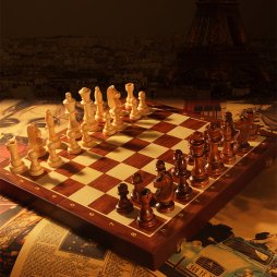 Folding Solid Wood Chess