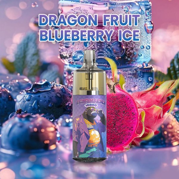 Puff Tornado 10000 TPD Europe Dragon Fruit Blueberry Ice 20mg