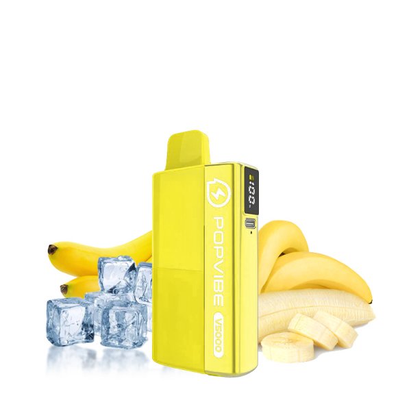 5000 Puff Banana Ice - Popvibe V5000 by Geekvape