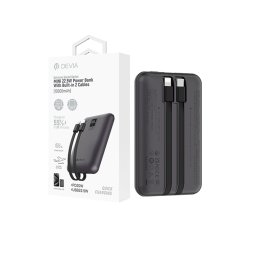 Mini Powerbank avec 2 Câbles Intégrés 22.5W - Extreme Speed Series by DEVIA