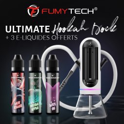 Ultimate Hookah Dock White + 3 E-liquids - Fumytech