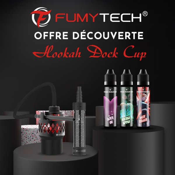 [Offre Découverte] Pack Découverte Hookah Dock Cup - Fumytech