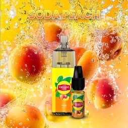 Puff Tornado 10000 TPD Europe Soda Peach 10/20mg Drink Edition