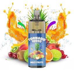 Tornado 10000 TPD Multi Fruit 10/20mg - Gobar X Tornadoliq