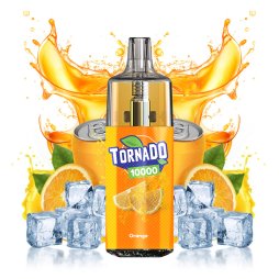 Puff Tornado 10000 TPD Europe Soda Orange 10/20mg Drink Edition