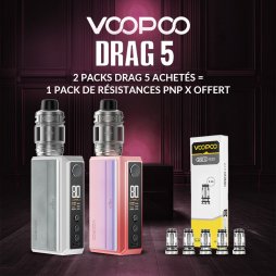 [Offre Découverte] 2+1 Offre Découverte Kit Drag 5 - Voopoo