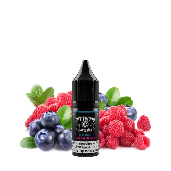 Blueberry Sour Raspberry Nic Salts 10ml - Bar Salts by Cuttwood