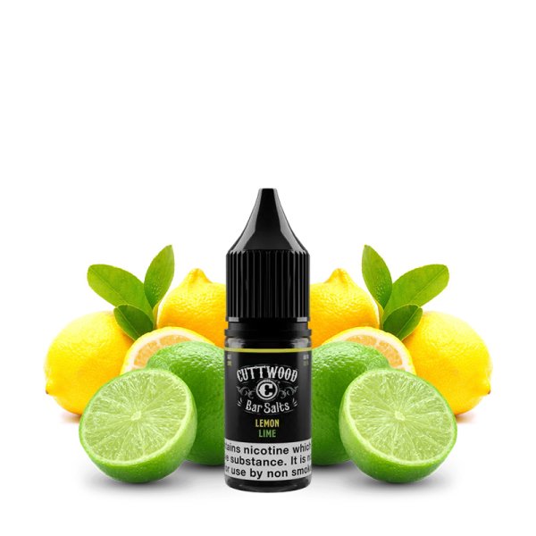 Lemon Lime Nic Salts 10ml - Bar Salts by Cuttwood