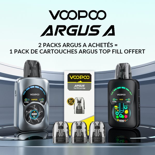 [Offre] 2+1 Offre Découverte Argus A - Voopoo