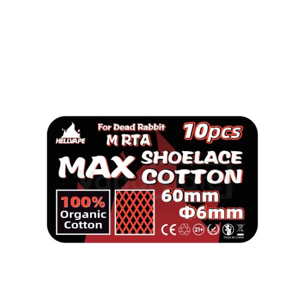 Shoelace Cotton For Dead Rabbit M RTA (10pcs) - Hellvape