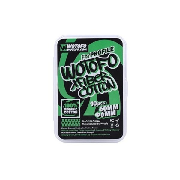 Coton Xfiber 6mm for Profile (10pcs) - Wotofo