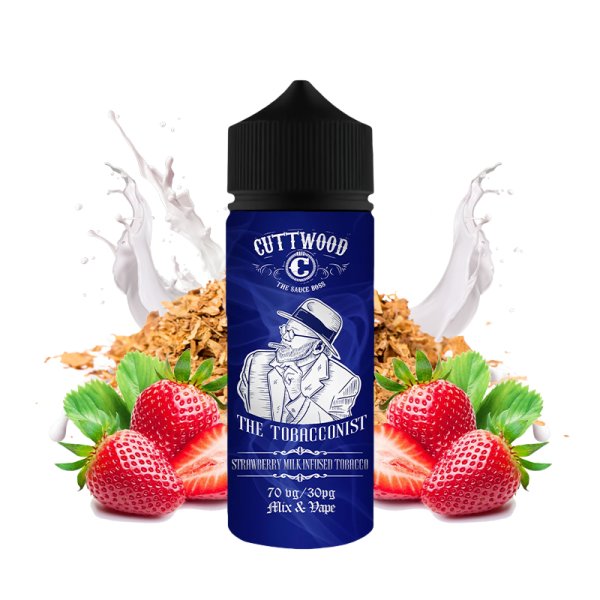 Strawberry Milk Infused Tobacco 0mg 100ml - Cuttwood The Tobacconist