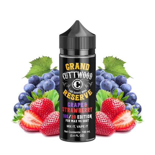 Grape Strawberry 0mg 100ml - Cuttwood Grand Reserve