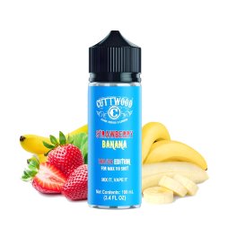 Strawberry Banana 0mg 100ml - Cuttwood Lush Series