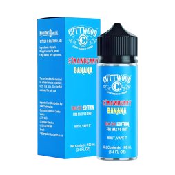 Strawberry Banana 0mg 100ml - Cuttwood Lush Series