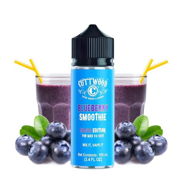 Blueberry Smoothie 0mg 100ml - Cuttwood Lush Series