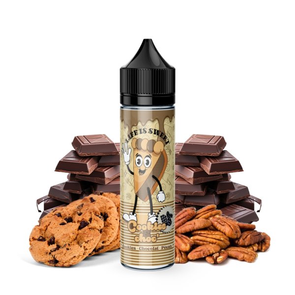 Cookies & Choc' 0mg 50ml - Life Is Sweet by Crazy Labs